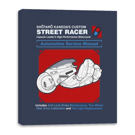 Street Racer Service Manual - Canvas Wraps Canvas Wraps RIPT Apparel 16x20 / Navy