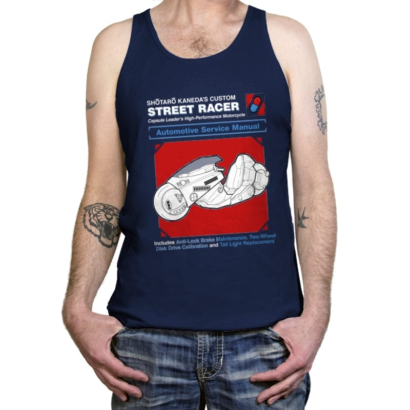 Street Racer Service Manual - Tanktop Tanktop RIPT Apparel X-Small / Navy