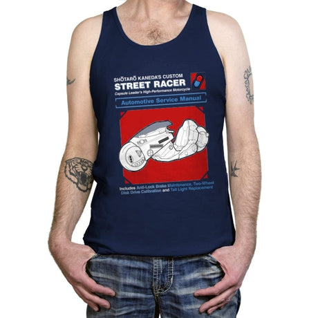 Street Racer Service Manual - Tanktop Tanktop RIPT Apparel X-Small / Navy