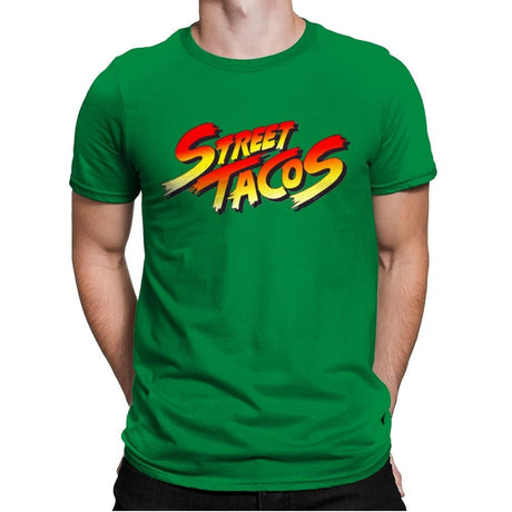 Street Tacos - Mens Premium T-Shirts RIPT Apparel Small / Kelly