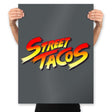 Street Tacos - Prints Posters RIPT Apparel 18x24 / Charcoal