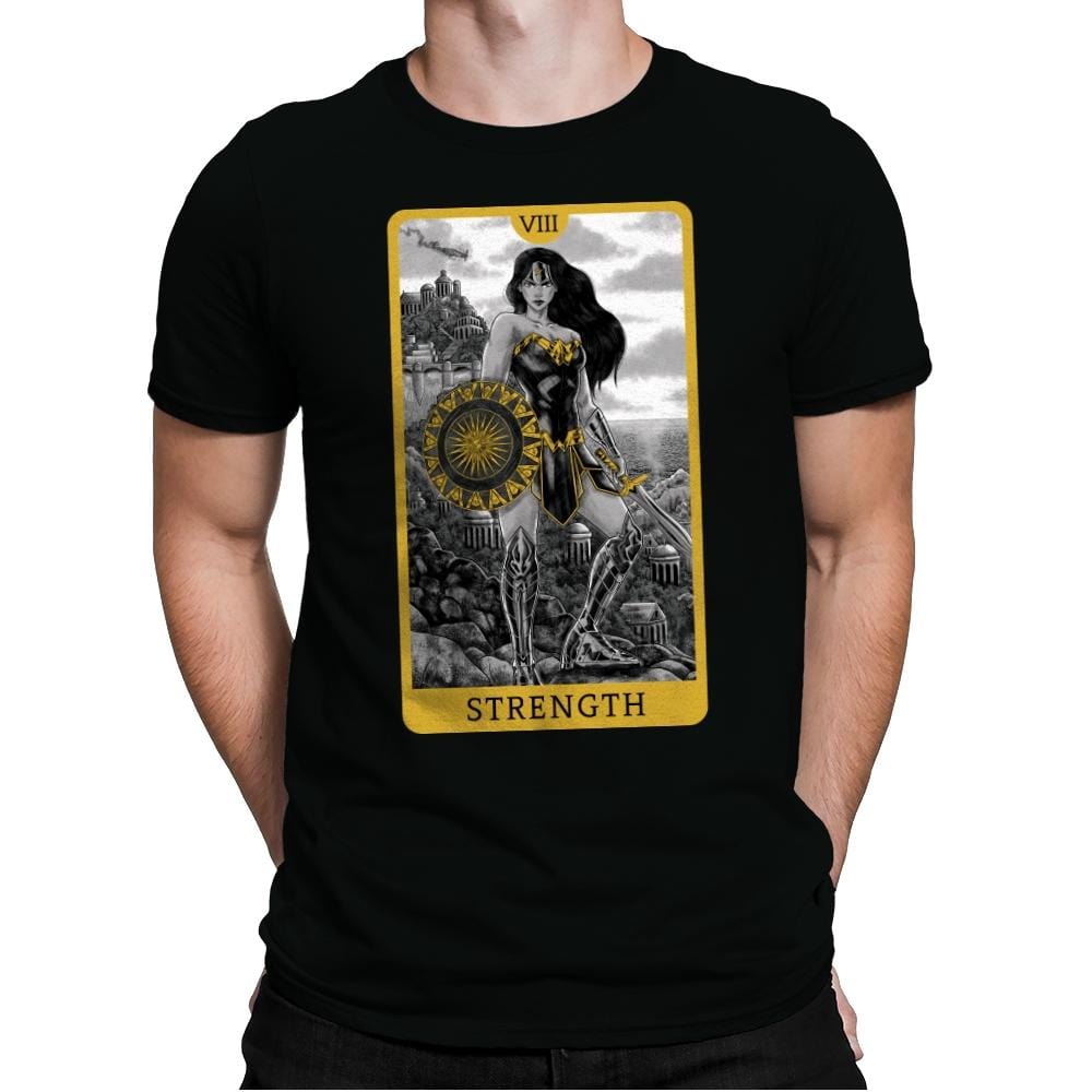 Strength DC - Mens Premium T-Shirts RIPT Apparel Small / Black