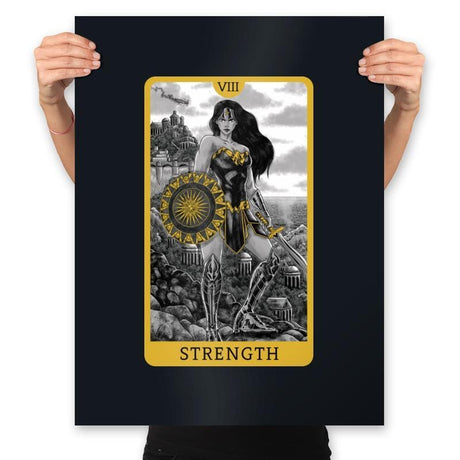 Strength DC - Prints Posters RIPT Apparel 18x24 / Black