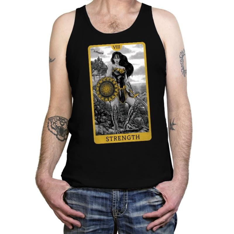 Strength DC - Tanktop Tanktop RIPT Apparel X-Small / Black