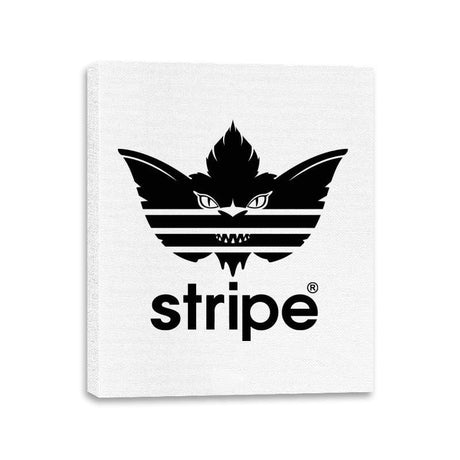Stripe Black - Canvas Wraps Canvas Wraps RIPT Apparel 11x14 / White