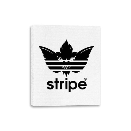 Stripe Black - Canvas Wraps Canvas Wraps RIPT Apparel 8x10 / White