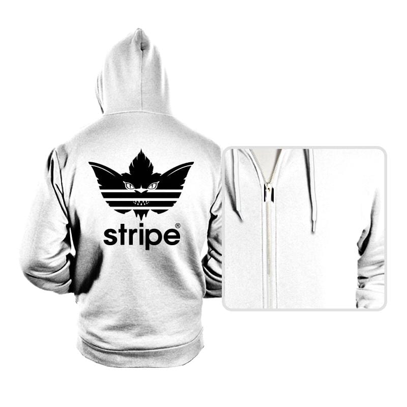 Stripe Black - Hoodies Hoodies RIPT Apparel Small / White