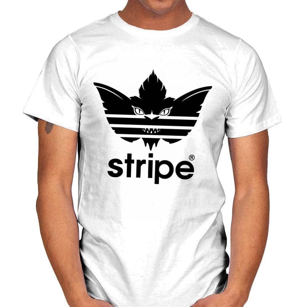 Stripe Black - Mens T-Shirts RIPT Apparel Small / White