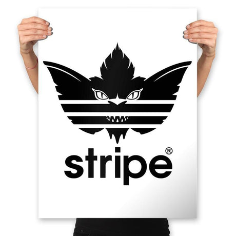 Stripe Black - Prints Posters RIPT Apparel 18x24 / White