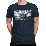 Stripe Has a Posse - Mens Premium T-Shirts RIPT Apparel Small / Indigo