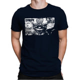 Stripe Has a Posse - Mens Premium T-Shirts RIPT Apparel Small / Midnight Navy