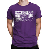 Stripe Has a Posse - Mens Premium T-Shirts RIPT Apparel Small / Purple Rush