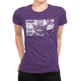 Stripe Has a Posse - Womens Premium T-Shirts RIPT Apparel Small / Purple Rush