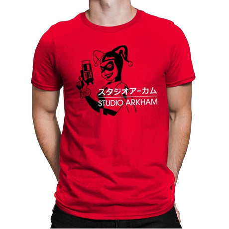 Studio Asylum - Mens Premium T-Shirts RIPT Apparel Small / Red