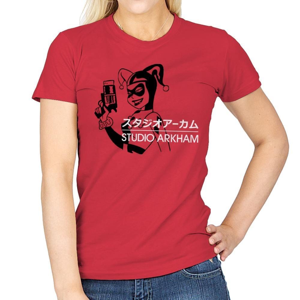 Studio Asylum - Womens T-Shirts RIPT Apparel Small / Red