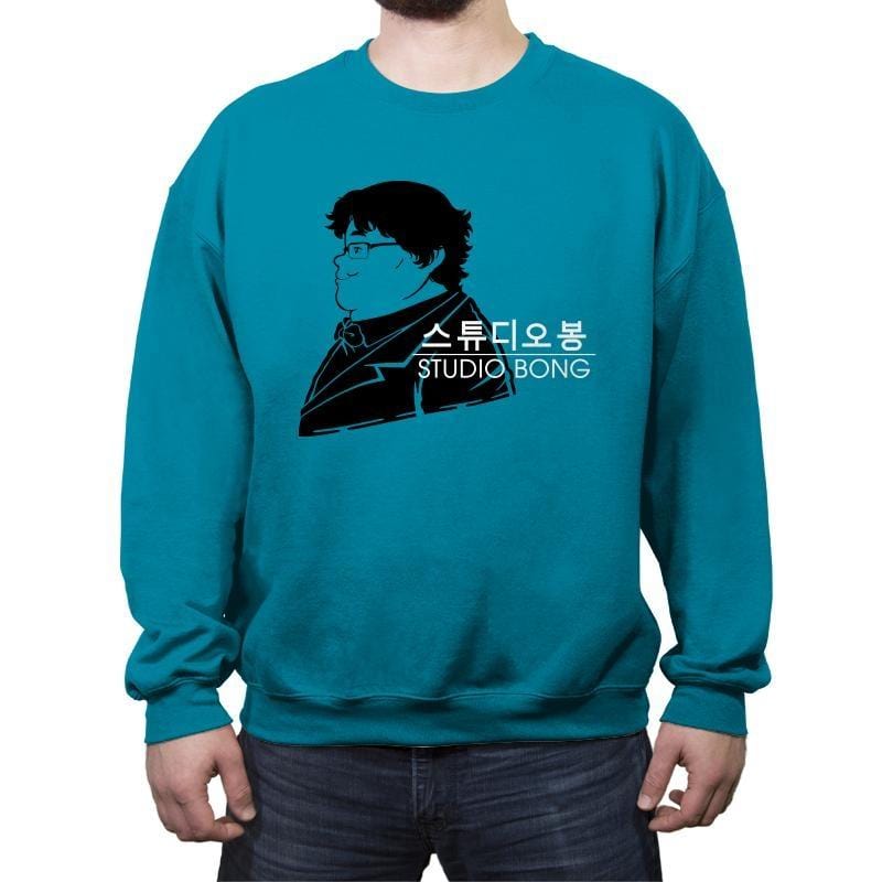 Studio Bong - Crew Neck Sweatshirt Crew Neck Sweatshirt RIPT Apparel Small / Antique Sapphire
