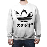Studio Brand - Crew Neck Sweatshirt Crew Neck Sweatshirt RIPT Apparel Small / White