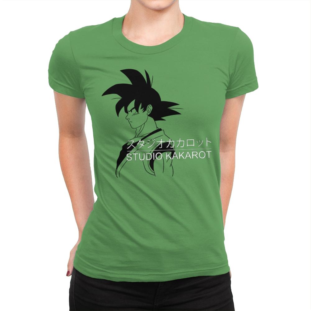 Studio Kakarot - Womens Premium T-Shirts RIPT Apparel Small / Kelly