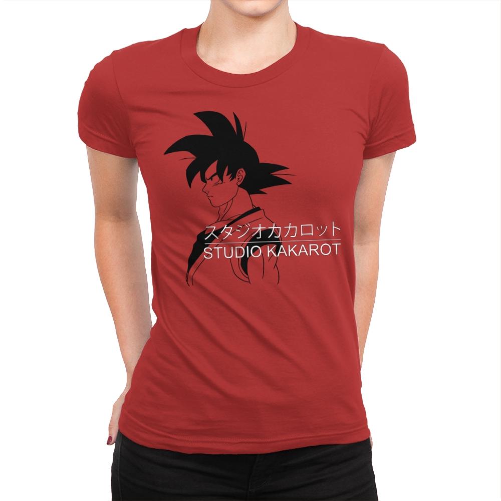 Studio Kakarot - Womens Premium T-Shirts RIPT Apparel Small / Red