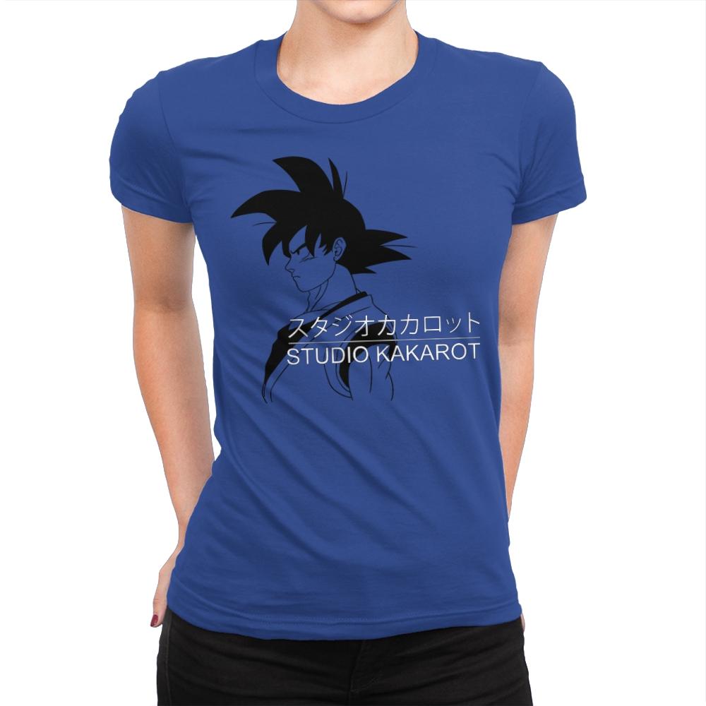 Studio Kakarot - Womens Premium T-Shirts RIPT Apparel Small / Royal