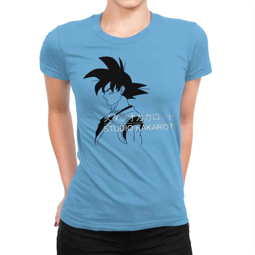 Studio Kakarot - Womens Premium T-Shirts RIPT Apparel Small / Turquoise