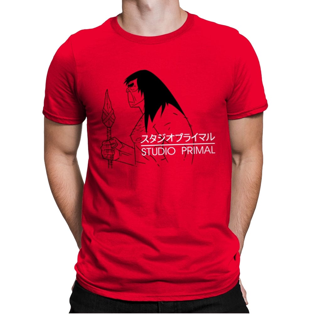 Studio Primal - Mens Premium T-Shirts RIPT Apparel Small / Red