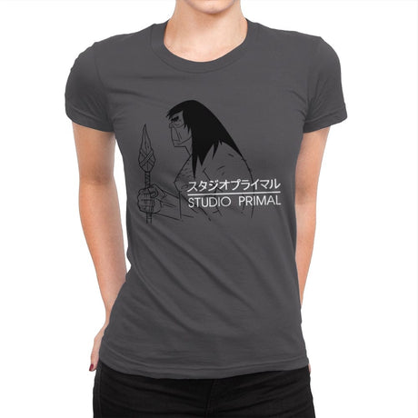 Studio Primal - Womens Premium T-Shirts RIPT Apparel Small / Heavy Metal