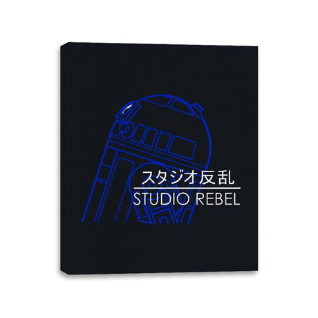 Studio Rebel - Canvas Wraps Canvas Wraps RIPT Apparel 11x14 / Black
