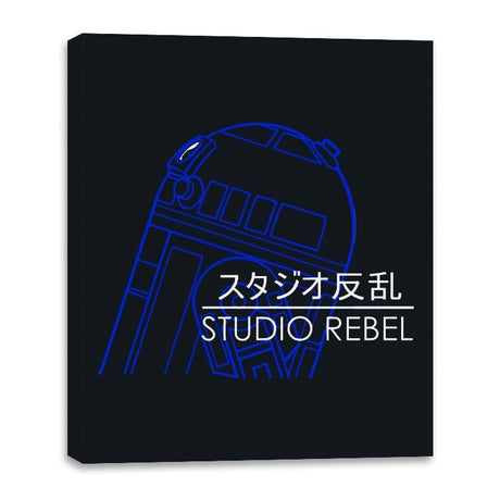 Studio Rebel - Canvas Wraps Canvas Wraps RIPT Apparel 16x20 / Black