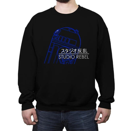 Studio Rebel - Crew Neck Sweatshirt Crew Neck Sweatshirt RIPT Apparel Small / Black
