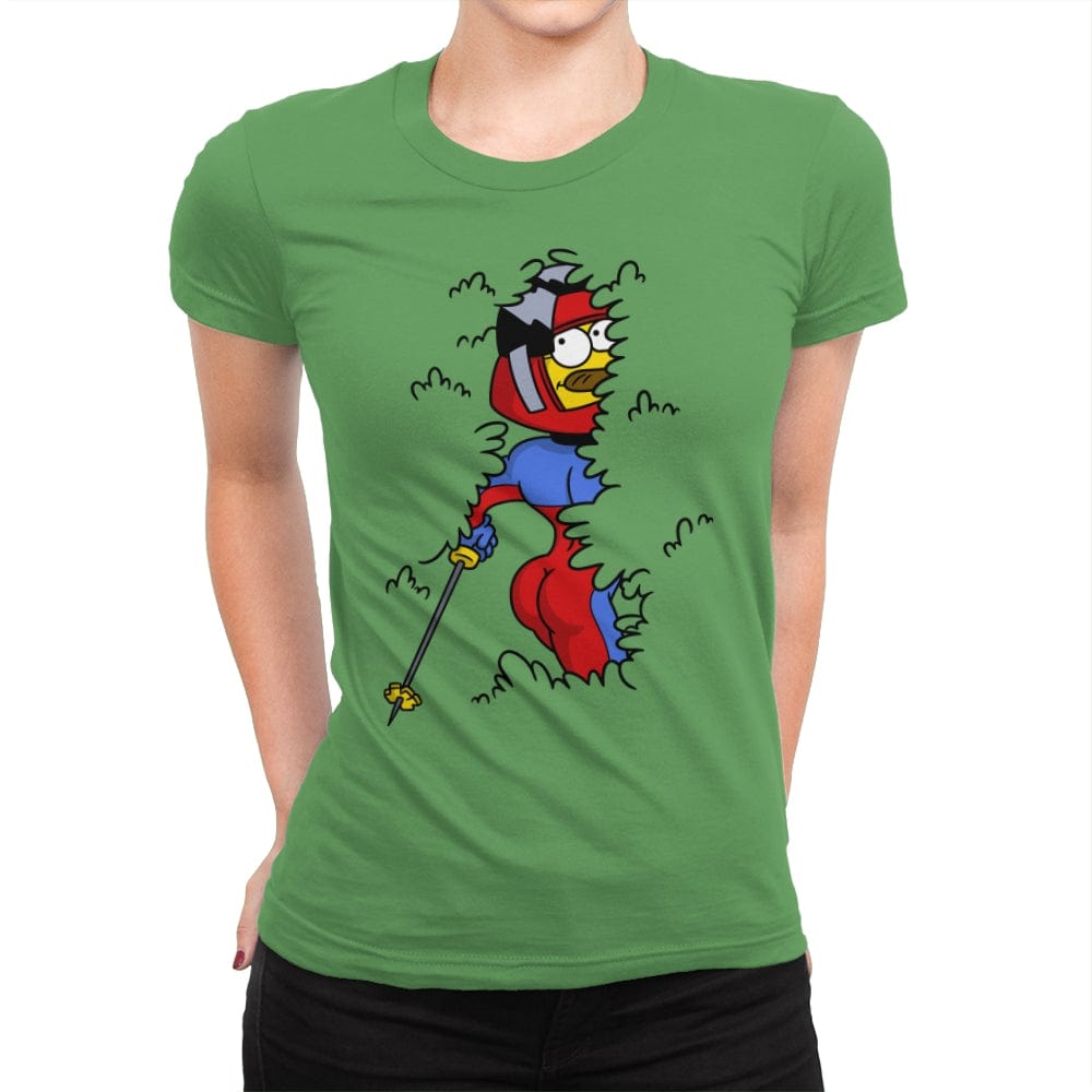 Stupid Sexy Bush - Womens Premium T-Shirts RIPT Apparel Small / Kelly