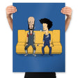 Stupid Space Cowboys - Prints Posters RIPT Apparel 18x24 / Royal