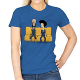 Stupid Space Cowboys - Womens T-Shirts RIPT Apparel Small / Royal