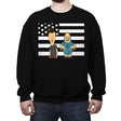 Stupidia - Shirt Club - Crew Neck Sweatshirt Crew Neck Sweatshirt RIPT Apparel Small / Black