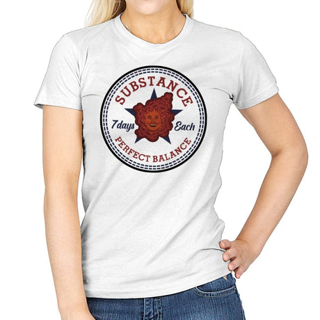 Substance! - Womens T-Shirts RIPT Apparel Small / White