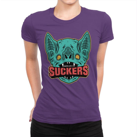 Suckers - Womens Premium T-Shirts RIPT Apparel Small / Purple Rush