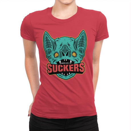 Suckers - Womens Premium T-Shirts RIPT Apparel Small / Red