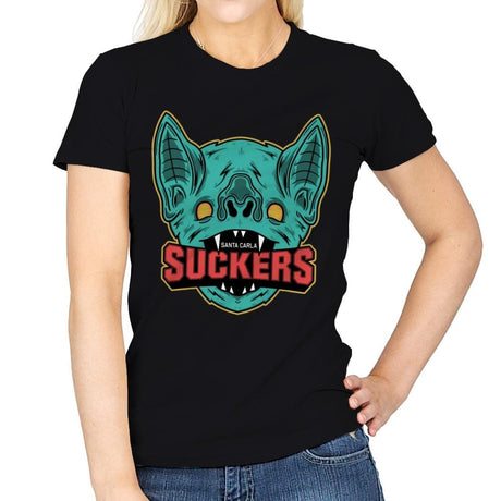 Suckers - Womens T-Shirts RIPT Apparel Small / Black