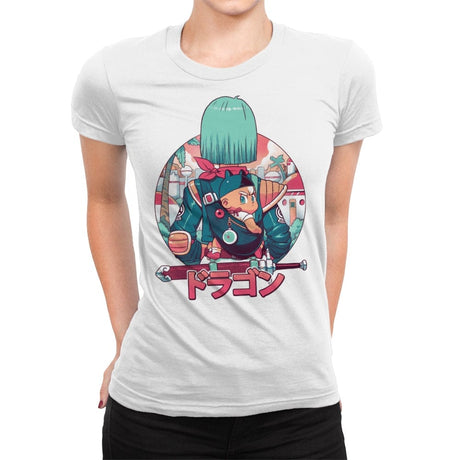 Summer Dragon - Womens Premium T-Shirts RIPT Apparel Small / White