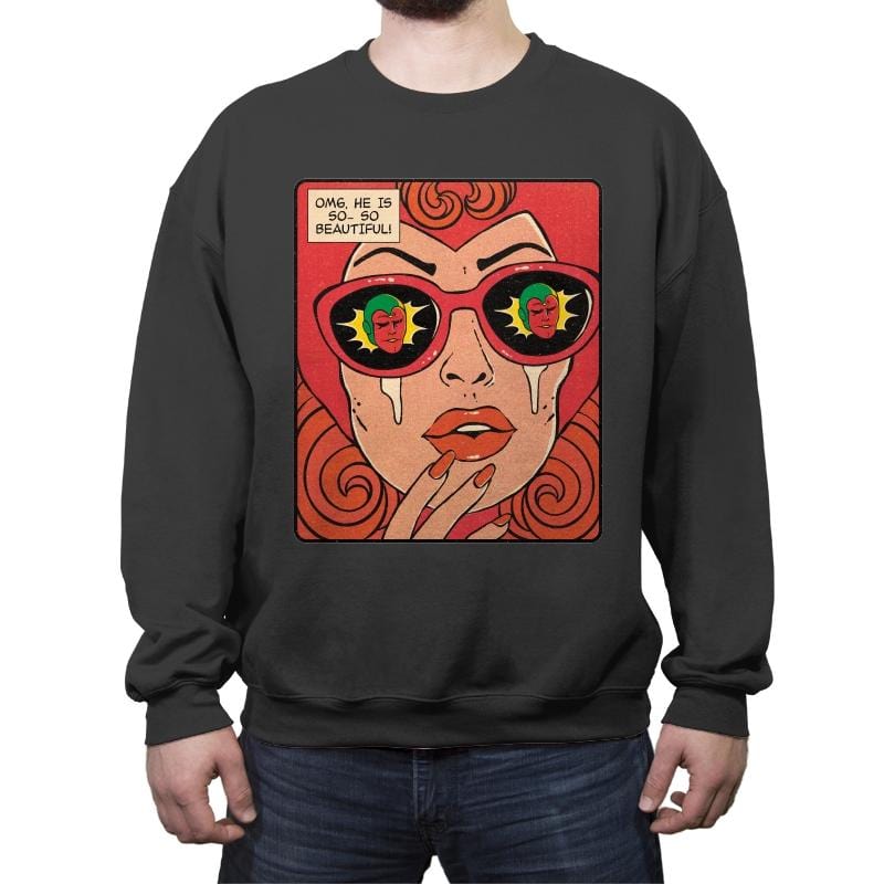 Summer Dream - Crew Neck Sweatshirt Crew Neck Sweatshirt RIPT Apparel Small / Charcoal
