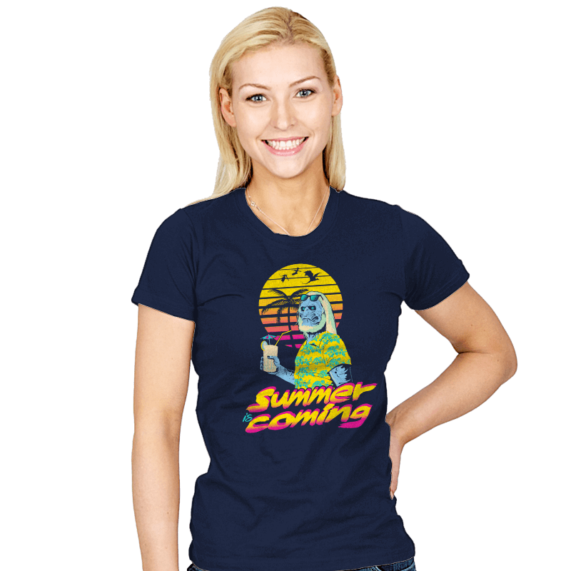 Summer is Coming - Womens T-Shirts RIPT Apparel