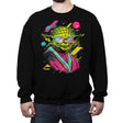 Summer Mode - Crew Neck Sweatshirt Crew Neck Sweatshirt RIPT Apparel Small / Black