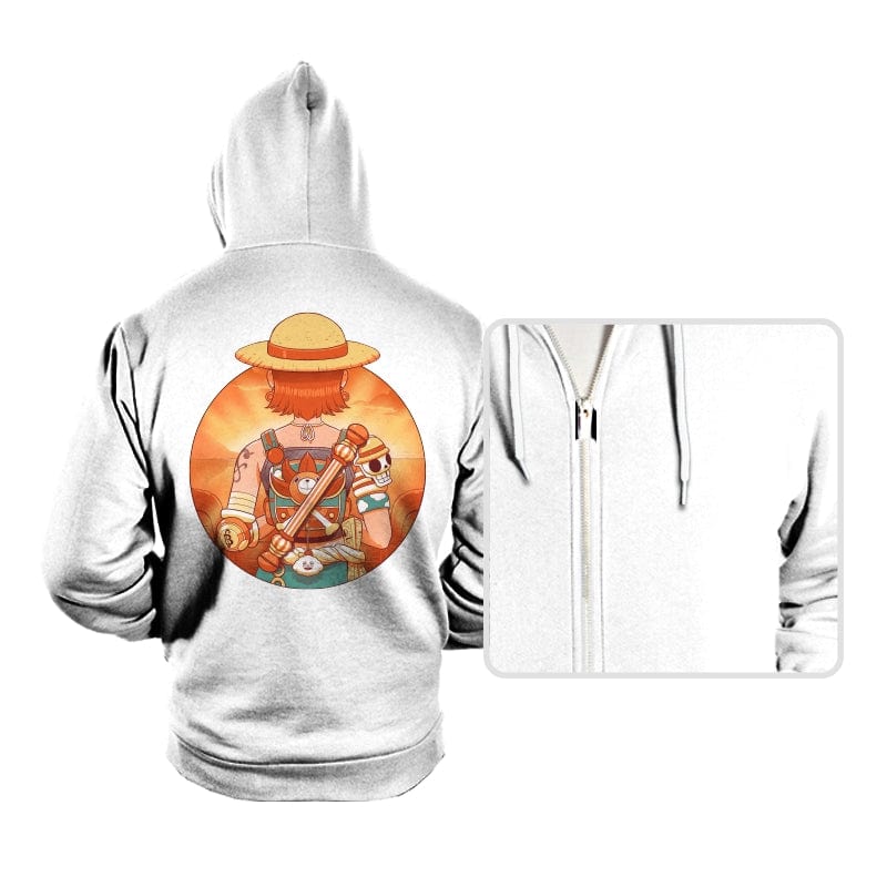 Summer Piece - Hoodies Hoodies RIPT Apparel Small / White
