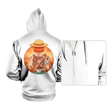 Summer Piece - Hoodies Hoodies RIPT Apparel Small / White