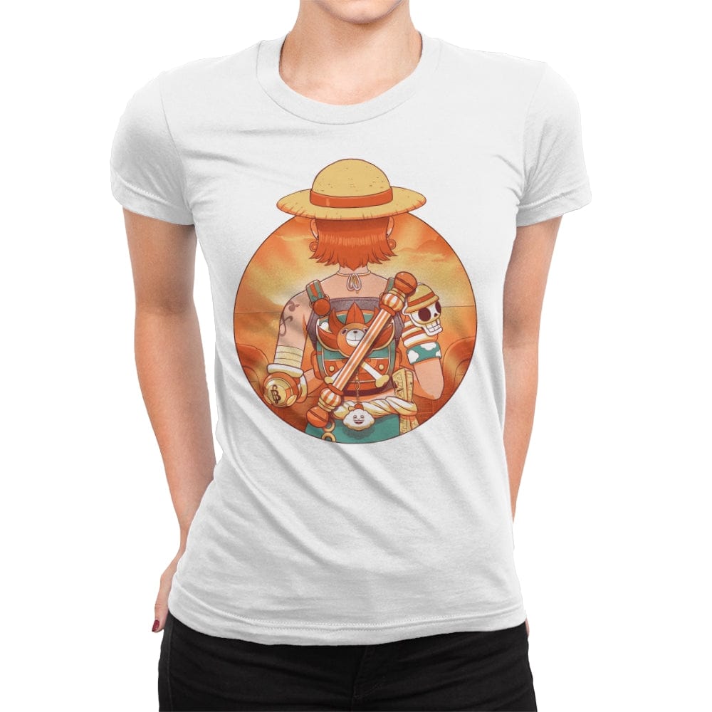 Summer Piece - Womens Premium T-Shirts RIPT Apparel Small / White