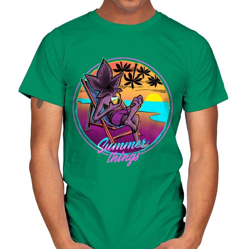 Summer Things - Mens T-Shirts RIPT Apparel Small / Kelly Green