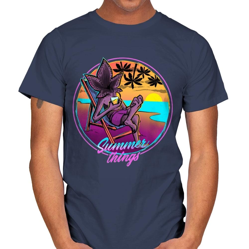 Summer Things - Mens T-Shirts RIPT Apparel Small / Navy