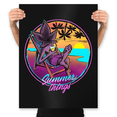 Summer Things - Prints Posters RIPT Apparel 18x24 / Black