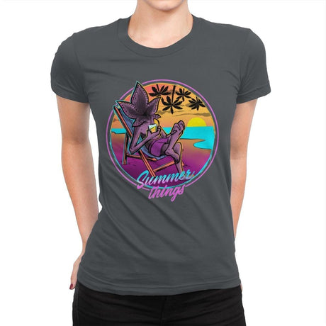 Summer Things - Womens Premium T-Shirts RIPT Apparel Small / Heavy Metal