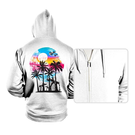 Summer Time - Hoodies Hoodies RIPT Apparel Small / White